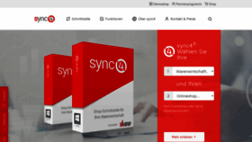 What Sync4.de website looked like in 2020 (3 years ago)
