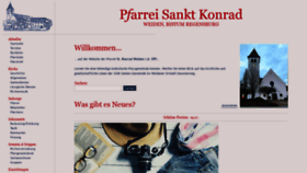What St-konrad-weiden.de website looked like in 2020 (3 years ago)