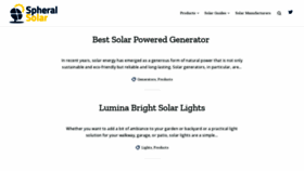 What Spheralsolar.com website looked like in 2020 (3 years ago)