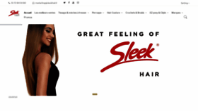 What Sleekhair.fr website looked like in 2020 (3 years ago)