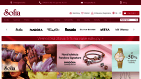 What Sofia.sk website looked like in 2020 (3 years ago)