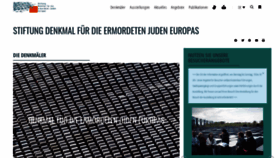 What Stiftung-denkmal.de website looked like in 2020 (3 years ago)