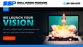 What Smallscreenproducer.com website looked like in 2020 (3 years ago)