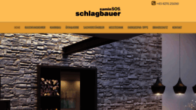 What Schlagbauer.at website looked like in 2020 (3 years ago)