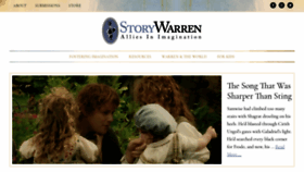 What Storywarren.com website looked like in 2020 (3 years ago)