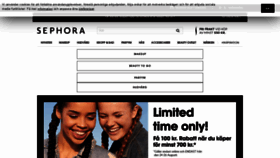 What Sephora.se website looked like in 2020 (3 years ago)