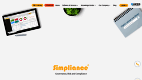 What Simpliance.in website looked like in 2020 (3 years ago)