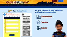 What Spellingcity.com website looked like in 2020 (3 years ago)