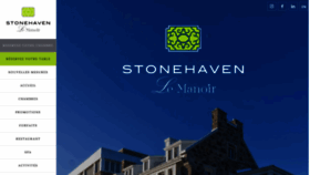 What Stonehavenlemanoir.com website looked like in 2020 (3 years ago)