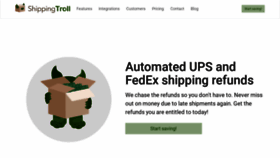 What Shippingtroll.com website looked like in 2020 (3 years ago)