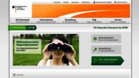 What Stipendienlotse.de website looked like in 2020 (3 years ago)