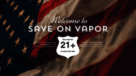 What Saveonvapor.com website looked like in 2020 (3 years ago)