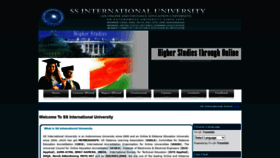 What Ssiuniversity.in website looked like in 2020 (3 years ago)