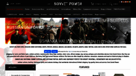 What Soviet-power.com website looked like in 2020 (3 years ago)