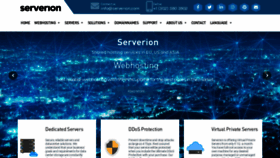 What Serverion.com website looked like in 2020 (3 years ago)