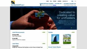 What Sunlightreit.com website looked like in 2020 (5 years ago)