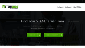 What Stemjobs.com website looked like in 2020 (3 years ago)