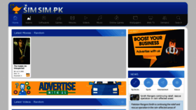 What Simsim.pk website looked like in 2020 (3 years ago)