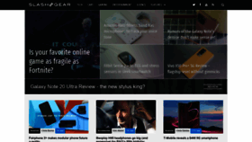 What Slashgear.com website looked like in 2020 (3 years ago)
