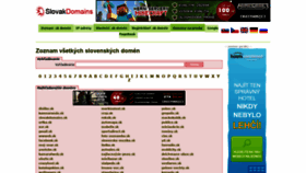 What Slovakdomains.sk website looked like in 2020 (3 years ago)