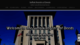 What Suffolkdeeds.com website looked like in 2020 (3 years ago)