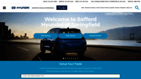What Saffordhyundai.com website looked like in 2020 (3 years ago)