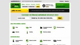 What Skoda-diely.sk website looked like in 2020 (3 years ago)