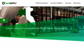 What Salesupply.fr website looked like in 2020 (3 years ago)