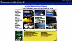 What Signsupply.com website looked like in 2020 (3 years ago)