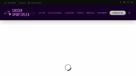 What Soccersportsplex.com website looked like in 2020 (3 years ago)
