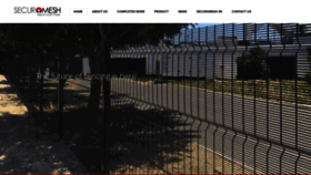 What Securomesh.co.za website looked like in 2020 (6 years ago)