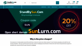 What Sunlurn.com website looked like in 2020 (3 years ago)