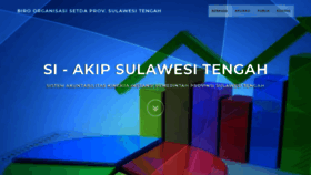 What Siakip.sultengprov.go.id website looked like in 2020 (3 years ago)