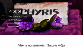 What Salonmaja.cz website looked like in 2020 (3 years ago)