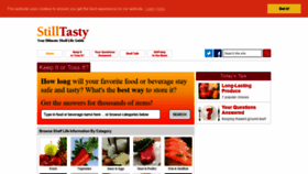 What Stilltasty.com website looked like in 2020 (3 years ago)