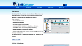 What Smsdeliverer.com website looked like in 2020 (3 years ago)