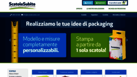 What Scatolesubito.com website looked like in 2020 (3 years ago)
