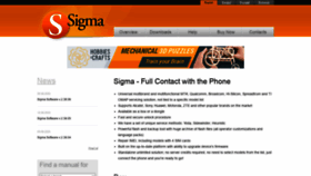 What Sigma-key.com website looked like in 2020 (3 years ago)