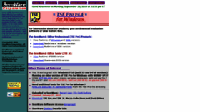 What Semware.com website looked like in 2020 (3 years ago)