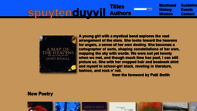 What Spuytenduyvil.net website looked like in 2020 (3 years ago)
