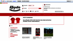 What Spodo.at website looked like in 2020 (3 years ago)