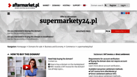What Supermarkety24.pl website looked like in 2020 (3 years ago)