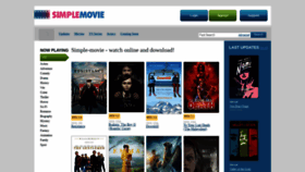 What Simple-movie.com website looked like in 2020 (3 years ago)