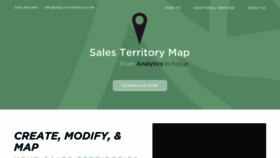What Salesterritorymap.com website looked like in 2020 (3 years ago)