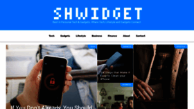 What Shwidget.com website looked like in 2020 (3 years ago)