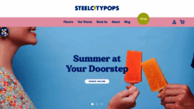 What Steelcitypops.com website looked like in 2020 (3 years ago)