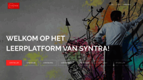 What Syntra-cloud.be website looked like in 2020 (3 years ago)
