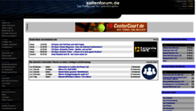 What Saitenforum.de website looked like in 2020 (3 years ago)