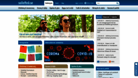 What Solleftea.se website looked like in 2020 (3 years ago)