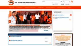 What Sido.go.tz website looked like in 2020 (3 years ago)